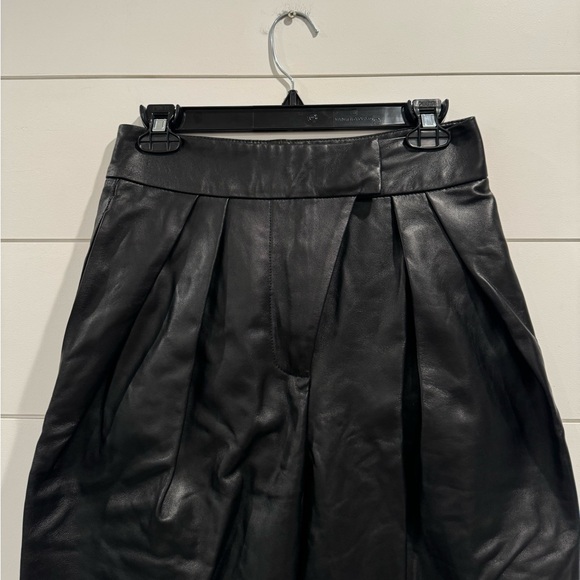 L’Academie black Kathryn leather pants - Picture 6 of 9